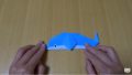 【折り紙】おりがみでつくる「イルカ」の折り方・作り方／Origami Dolphin