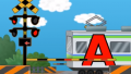 【踏切で】 ABCs Song 【by Railroad crossings】