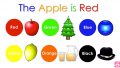 【英語であそぼー】色の名前を英語で言ってみよう！／The Apple is Red – (Full) Teach Colors, Learn Colours, Baby Toddler Preshcool Kids Songs