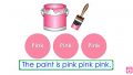 【英語であそぼー】色の名前を英語で言ってみよう！／The Paint is Pink (HD) Babies Learn Colors, Teach Toddlers Colours, Kids Learning Nursery Song